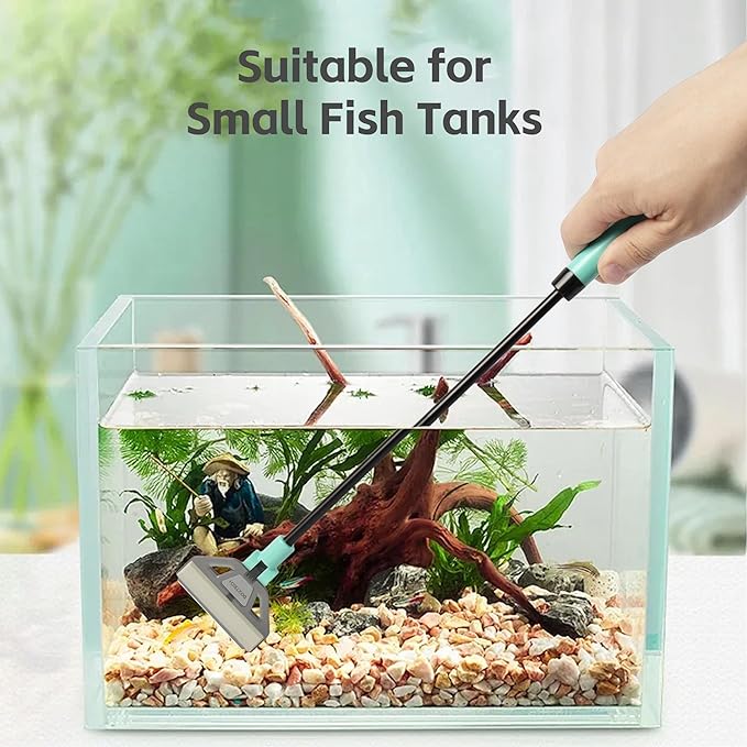 UPETTOOLS Algae Scraper for Glass Aquariums, 2 in 1 Adjustable Algae Scraper - Image 9