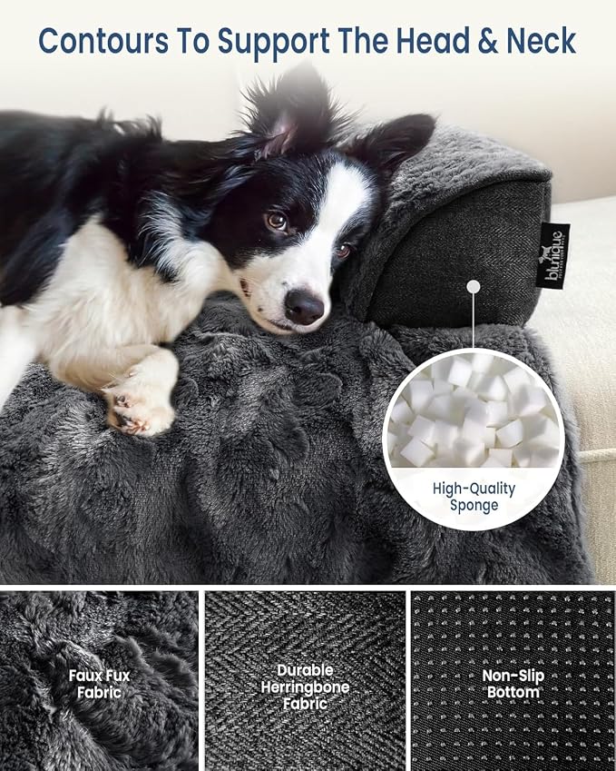 Calming Dog Beds, Extra Large Fluffy Plush Dog Mat - Image 3