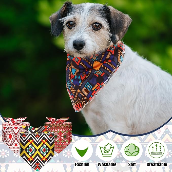 Amylove 120 Pcs St. Patrick's Day Dog Bandanas Bulk Holiday Triangle Dog Pack - Image 4