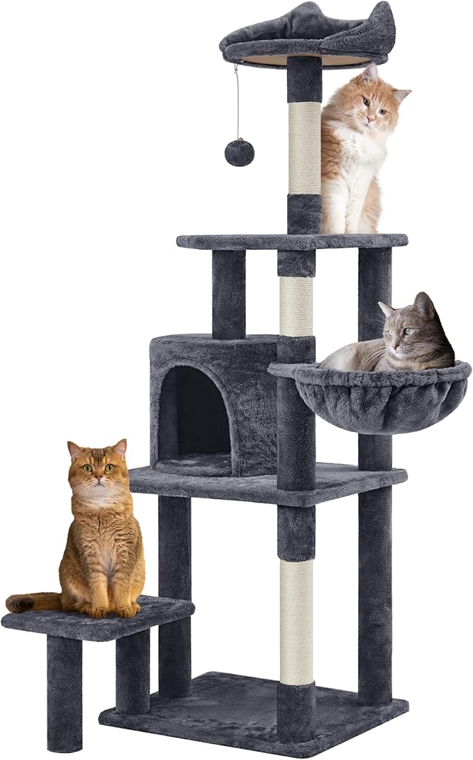 Yaheetech 57in Multi-Level Cat Tree Tower by Yaheetech