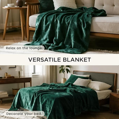 gogobunny Waterproof Bed Blanket, Reversible Sherpa Fleece Throw Blanket - Image 8