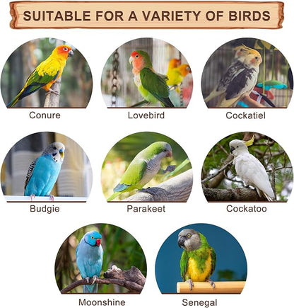 Mogoko Natural Bird Perches Playground, Cage Accessories, Toys Playground - Image 9