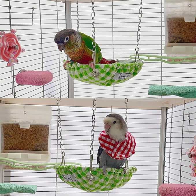 Waterproof Bird Bed for Cage, Hanging Bird Hammock Swing, Parakeet Bed Nest - Image 6