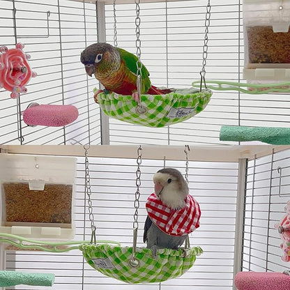 Waterproof Bird Bed for Cage, Hanging Bird Hammock Swing, Parakeet Bed Nest - Image 6