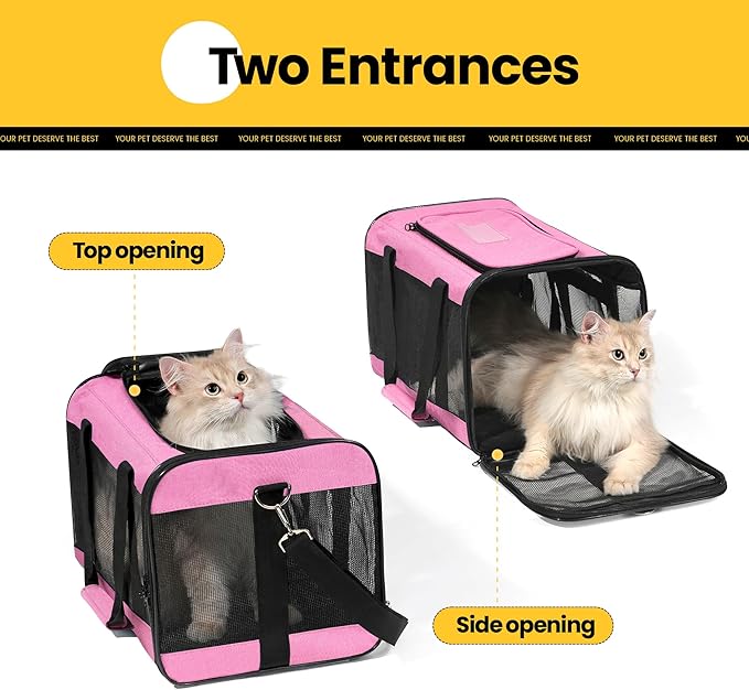Dog Carrier Soft Sided, Large Cat Carrier - Image 4