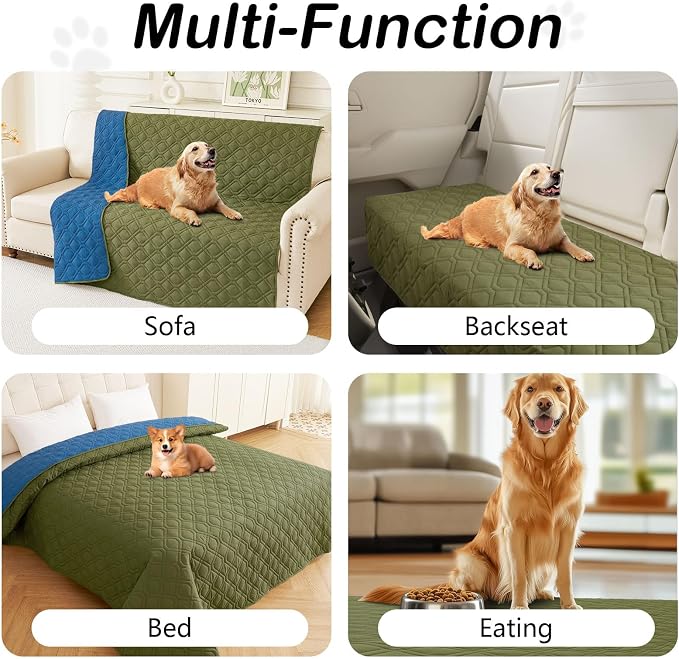 hyha Waterproof Dog Bed Blanket, Soft Pet Blankets, Waterproof Couch Cover - Image 6