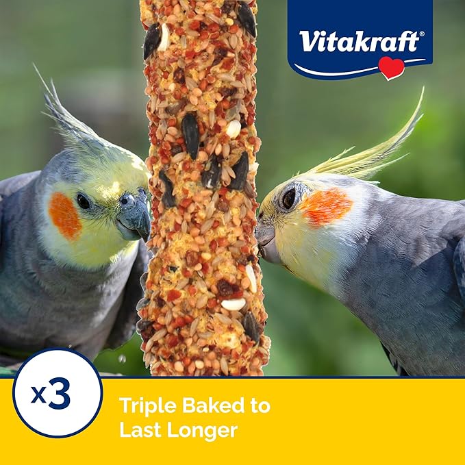 Vitakraft Crunch Sticks Cockatiel Treat Apricot Peach Flavor - Image 5