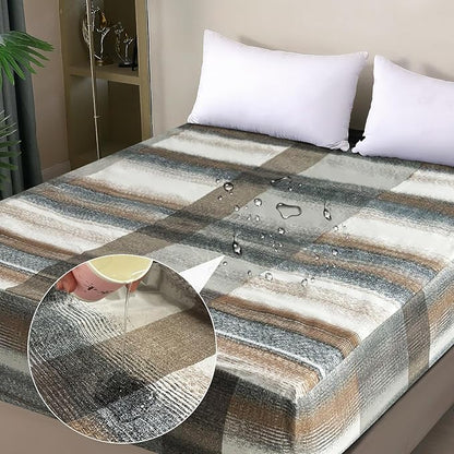 Waterproof Mattress Protector King, Fitted Sheet Style Breathable Mattress Cover by OHANO