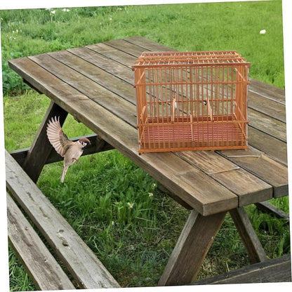 Lightweight Bird Cage Portable Woven Bird Carrier - Image 7