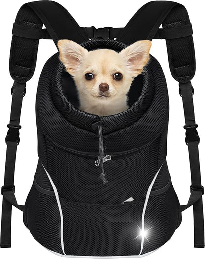 YUDODO Dog Front Carrier Backpack, Adjustable Breathable Pet Carrier by YUDODO