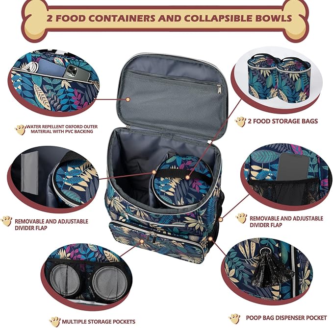 BAGLHER Dog Travel Bag Backpack, Airline Approved Pet Supplies Backpack - Image 2