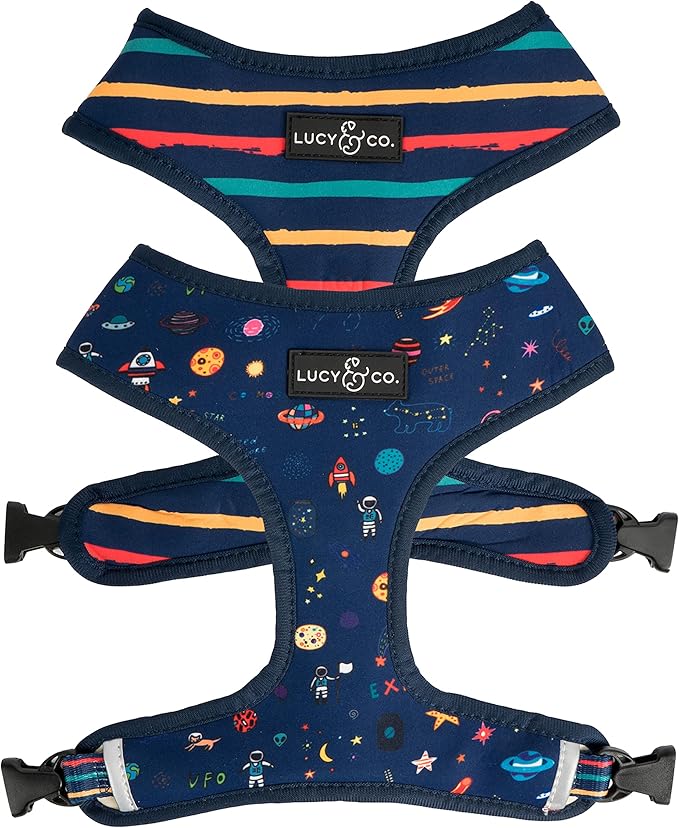 Lucy & Co. Cute Reversible Dog Harness Walking Halter by LucyCo