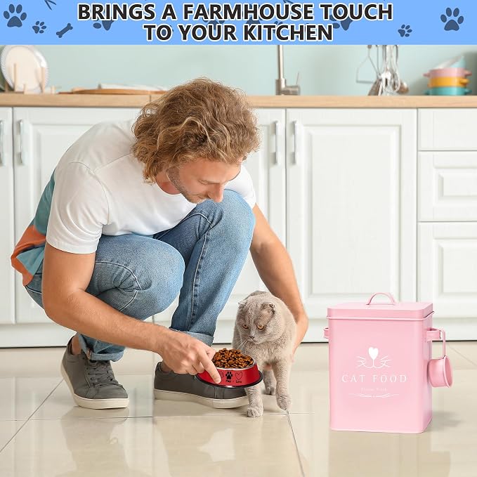 Meraki Home Cat Food Container and Treat Container - Image 6