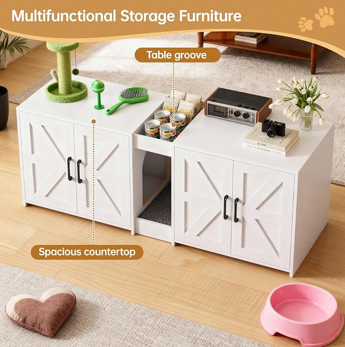 Cat Litter Box Enclosure Furniture - Image 5