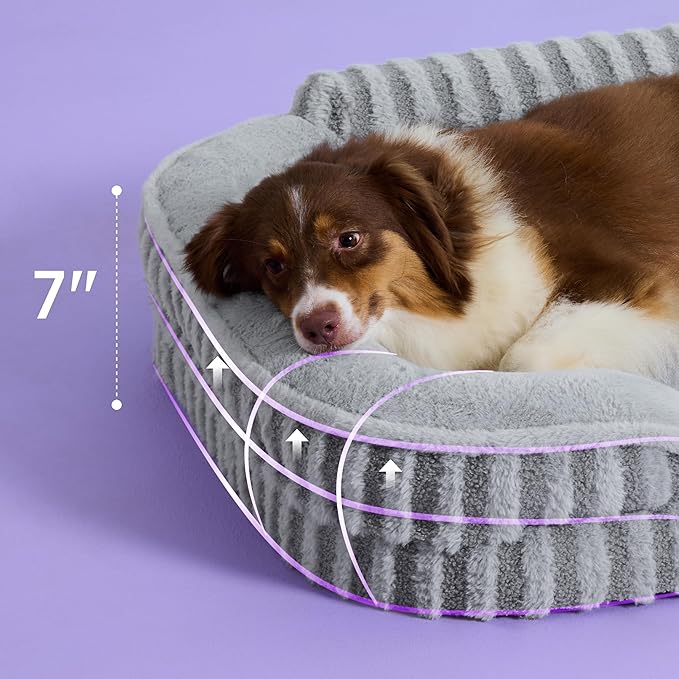 LE SURE Cute Dog Beds for Extra Large Dogs, Orthopedic Waterproof XL Pet Bed - Image 2