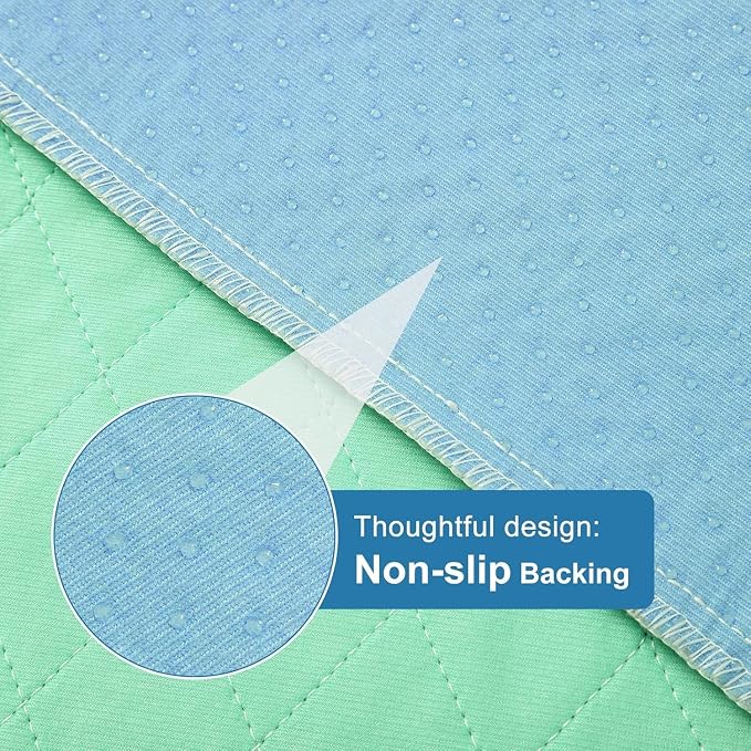 OUTCREATOR® Washable Bed Pads 34" x 76", Incontinence Mattress Protector - Image 3