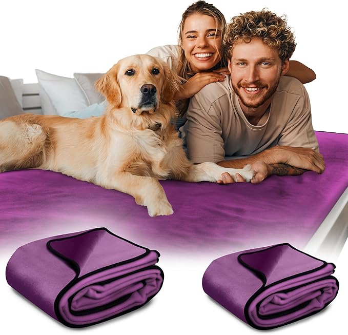 Paw Buddies Waterproof Blanket 80"x90" – Reversible Microfleece Throw - Image 8