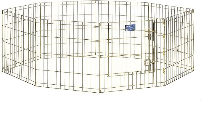 MidWest Homes for Pets Folding Metal Puppy / Dog Exercise Pen, Indoor/Outdoor - Image 2