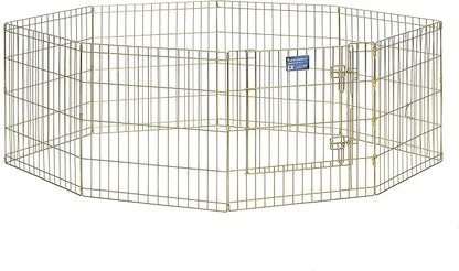 MidWest Homes for Pets Folding Metal Puppy / Dog Exercise Pen, Indoor/Outdoor - Image 2