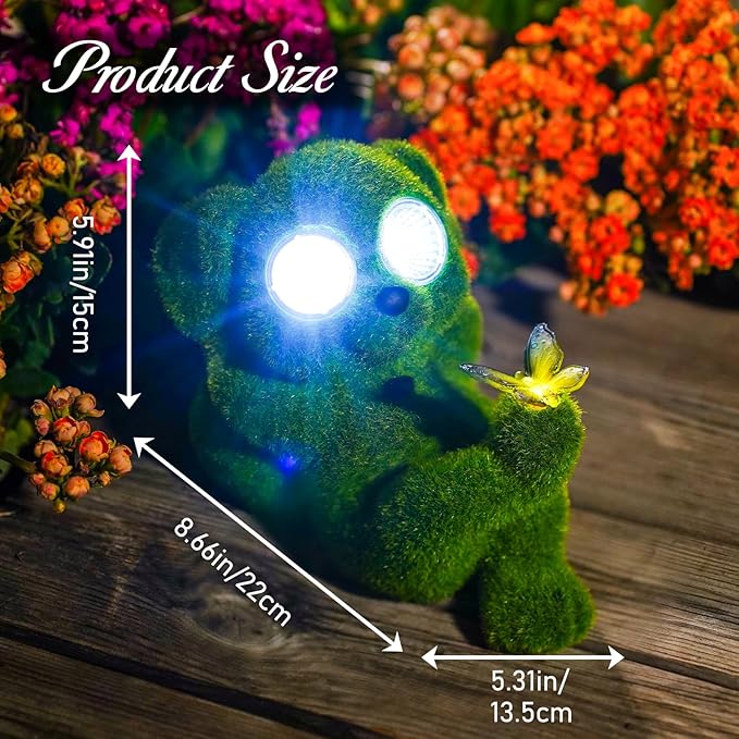 Solar Topiary Dog Garden Statue - Image 5
