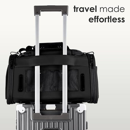 TSA Airline Approved PU Leather Luxury Pet Carrier - Image 7