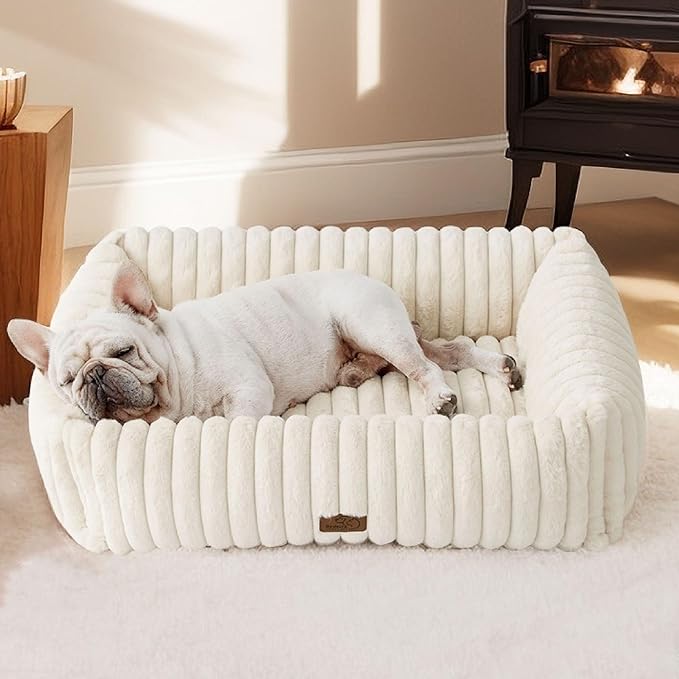 Bedsure ComfyFleece™ Cute Dog Bed Medium Size Dog by BEDSURE