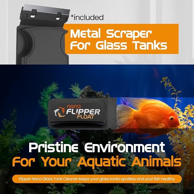 FLIPPER Float Nano Magnetic Aquarium Cleaner – 2-in-1 Flip Scrubber and Scraper - Image 4