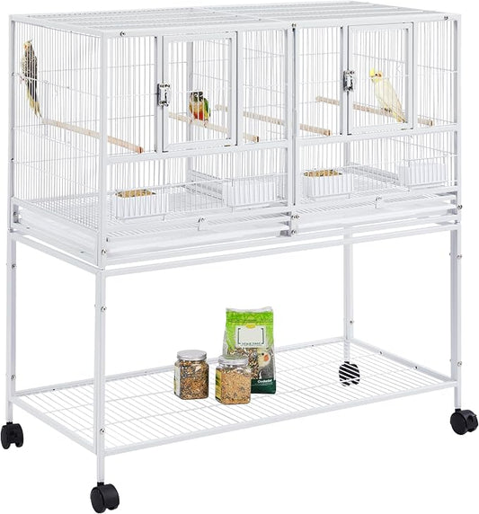 Yaheetech Stackable Divided Breeder Breeding Parakeet Bird Cage by Yaheetech
