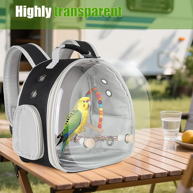 Portable Parrot Travel Cage Carrier - Image 5