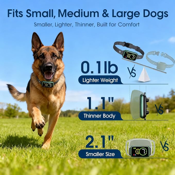 1S Stop Barking Smart Dog Bark Collar, Humane Anti Barking Device - Image 4