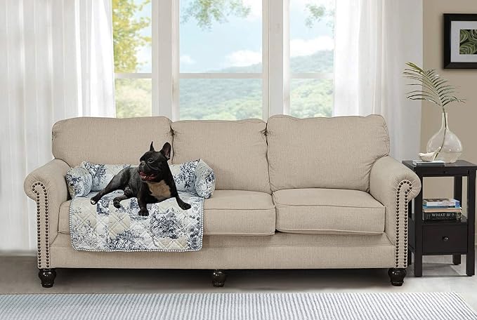 Brilliant Sunshine Quilted Calming Dog Bed Mat, Removable Washable Cover - Image 2