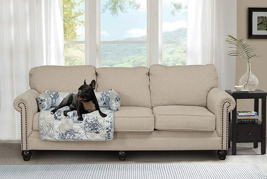 Brilliant Sunshine Quilted Calming Dog Bed Mat, Removable Washable Cover - Image 2