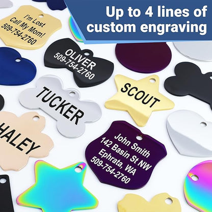 GoTags Stainless Steel Pet ID Tags, Personalized Dog Tags and Cat Tags - Image 6