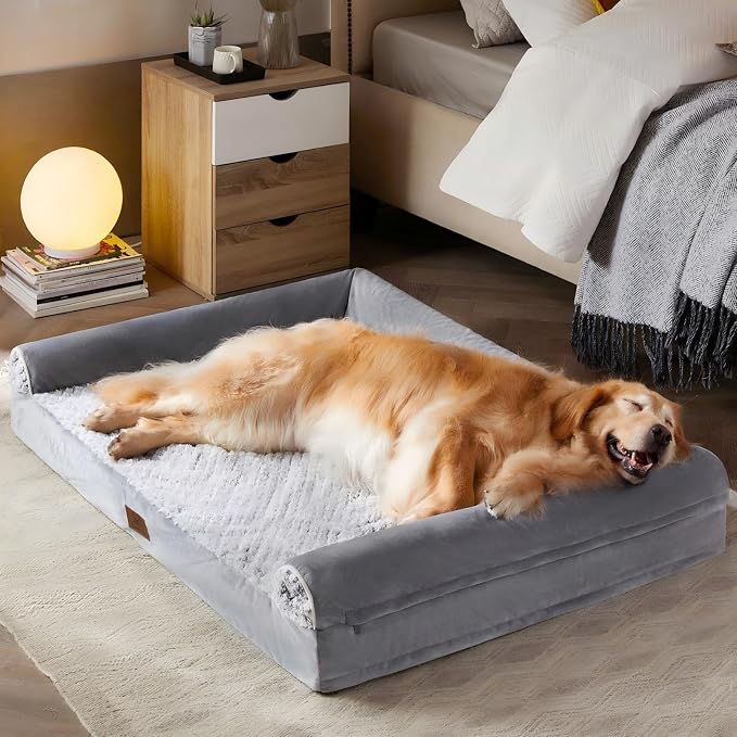WNPETHOME Orthopedic Dog Beds for Large Dogs, Waterproof Memory Foam Large Dog by WNPETHOMEPETSHOME