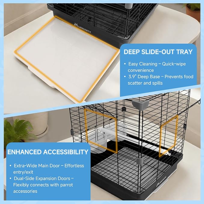 Small Bird Cage for Parakeets, Budgies & Canaries and More Small Birds - Image 6
