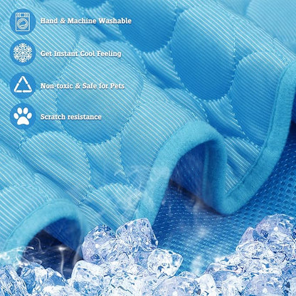 Washable Dog Cooling Mat Ice Silk Cooling Mat - Image 3