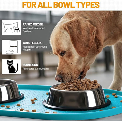 Hubulk 100% Waterproof Silicone Pet Feeding Mat - Image 6