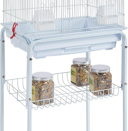 Yaheetech 62.5-inch Roof Top Flight Bird Cage - Image 7