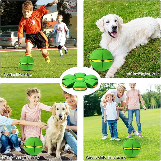 Pet Toy Flying Saucer Ball, Flying Saucer Ball Dog Toy - Image 3