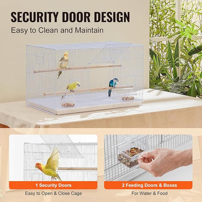 VEVOR 30-inch Flight Bird Cage, Stackable Bird Cage - Image 4