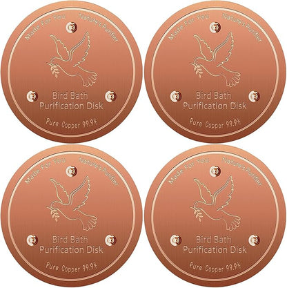 Bird Bath Copper Disk, Pure Copper Bird Bath Purification Disc, Save Cleaning by Unknown