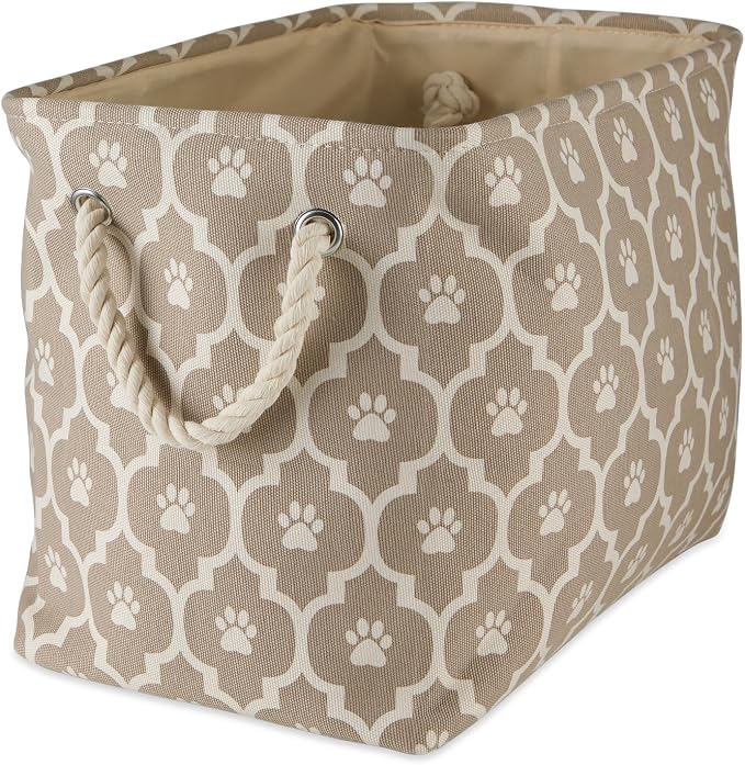 Bone Dry 6192 Pet Storage Collection Lattice Paw Print, Medium Rectangle by BoneDry