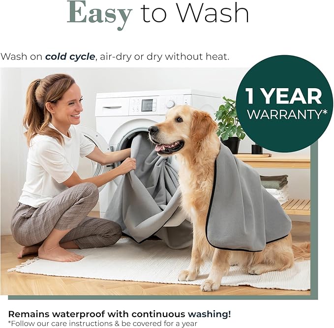 Waterproof Blanket for Bed or Couch – Soft and Leakproof Waterproof Throw - Image 5