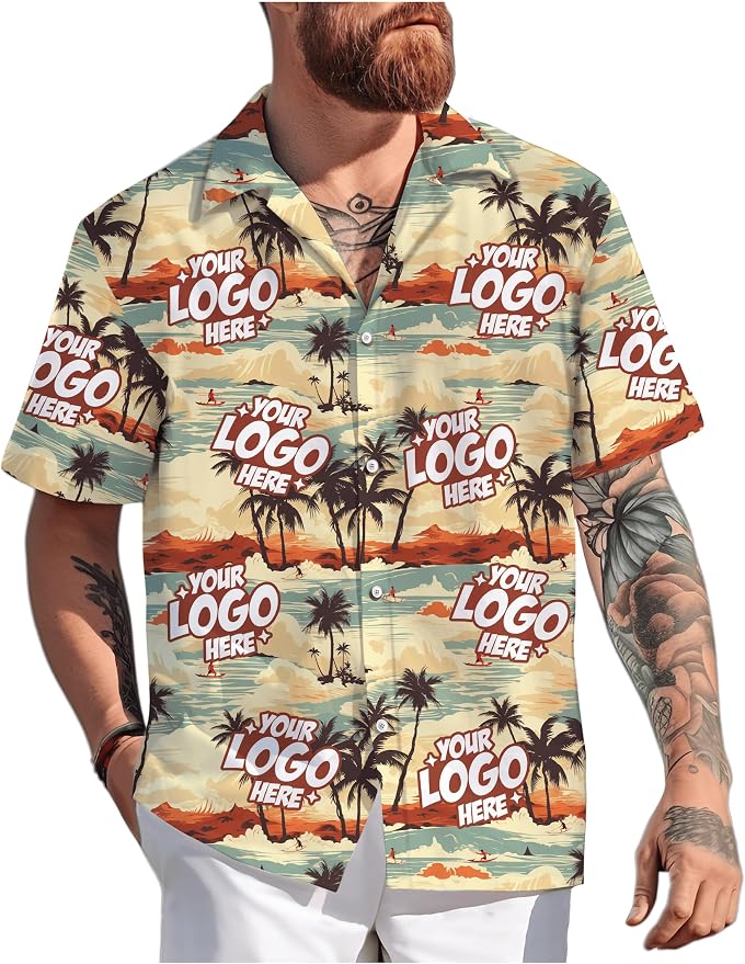Custom Hawaiian Shirt with Face Photo Picture by GLOXO