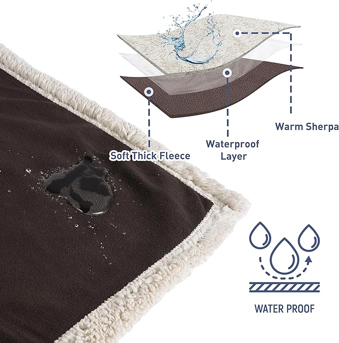 Kritter Planet Waterproof Dog Blanket, Reversible Water Proof Pet Blanket - Image 3