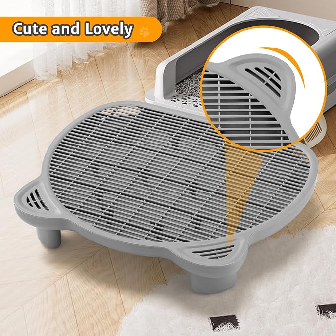 Litter Catching Step for Cat Litter Box, Litter Trap Stool for Automatic Litter - Image 8