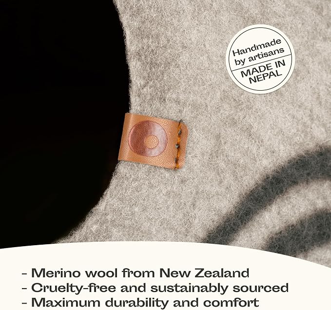 MEOWFIA Cat Cave – Premium Felt Cat Bed - Image 3