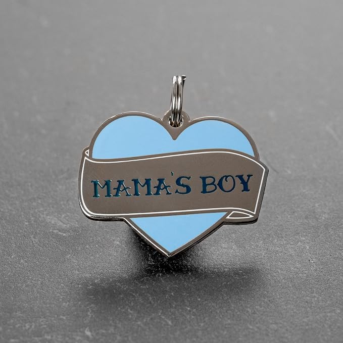 Two Tails Pet Company Personalized 'Mama's Boy' Pet ID Tag - Image 7