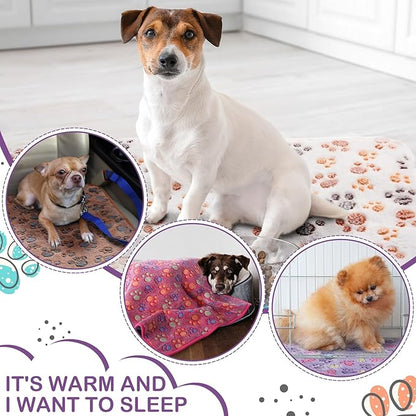 Hestya 4pcs Waterproof Dog Puppy Pads Soft Cat Blanket Dog Sleeping Mat - Image 5