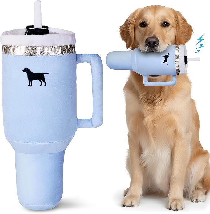 Pup Cup Tumbler Dog Toy – Cute Girl Dog Toy, Valentines & Birthday Gift by PUPROAR